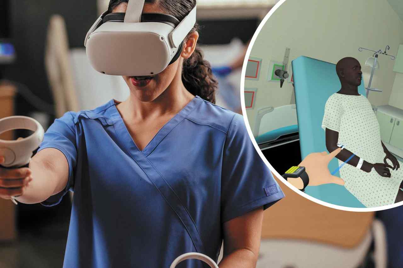 New VR Technology Transports Nursing Students to a Busy Hospital Floor